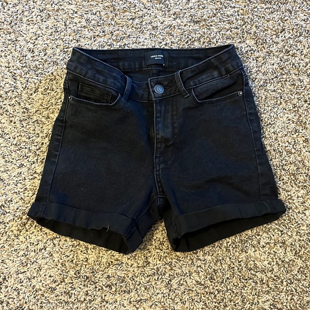Vero Moda Denim black shorts size: XS